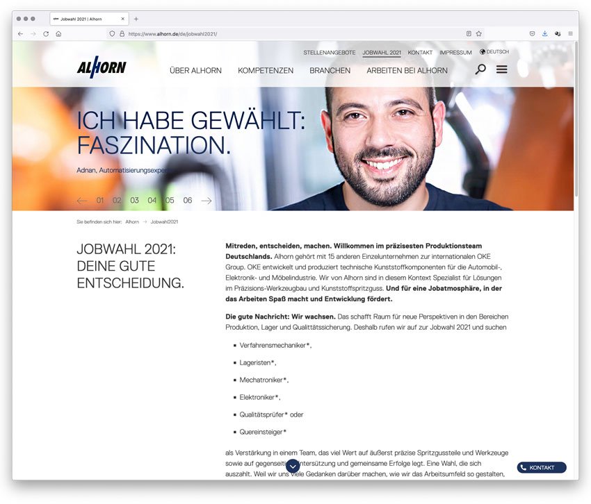 OKE Group, Alhorn, Luebbecke, jobwahl2021.de, Mechatronik