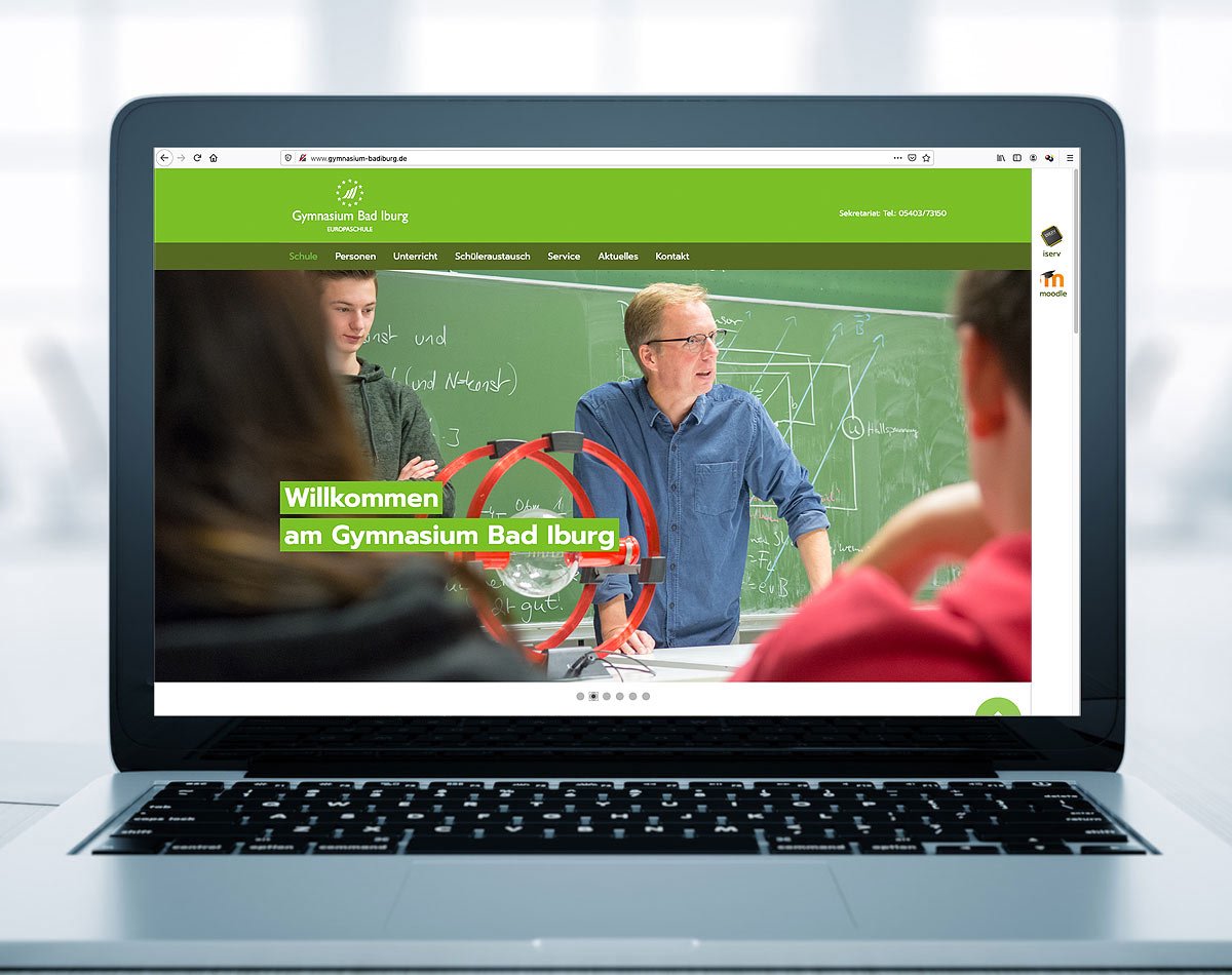 Webdesign für das Gymnasium Bad Iburg