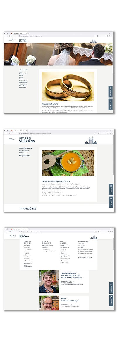 Website Kirche St Johann Osnabrueck