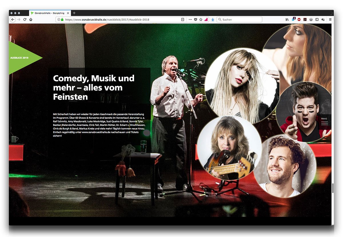 OsnabrückHalle Jahresrückblick