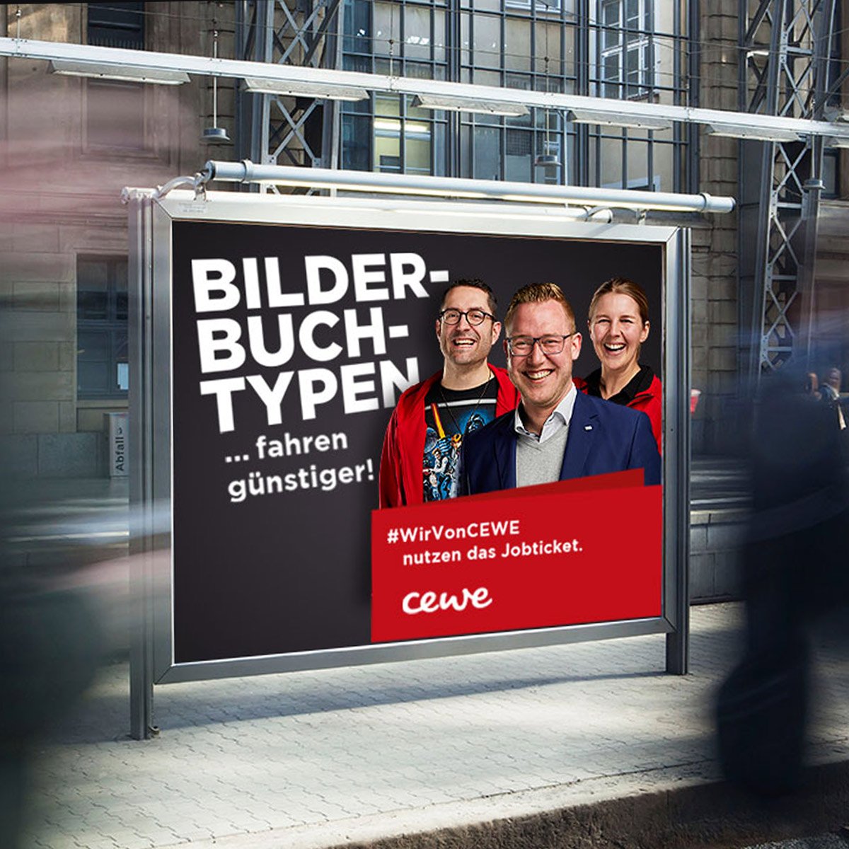 Berger Perk & Partner Werbeagentur mit menschmark fuer CEWE Oldenburg